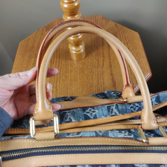 Louis Vuitton Cabas Raye Gm Blue Denim - Picture 5 of 17